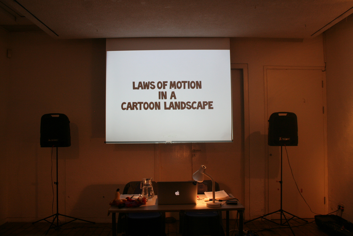 Andy Holden _laws of motion in a cartoon landscape