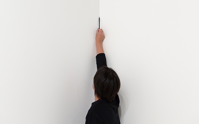 Lai Chih-Sheng The biggest drawing you might not even notice (installation image) Hayward Gallery (2012). Courtesy the artist