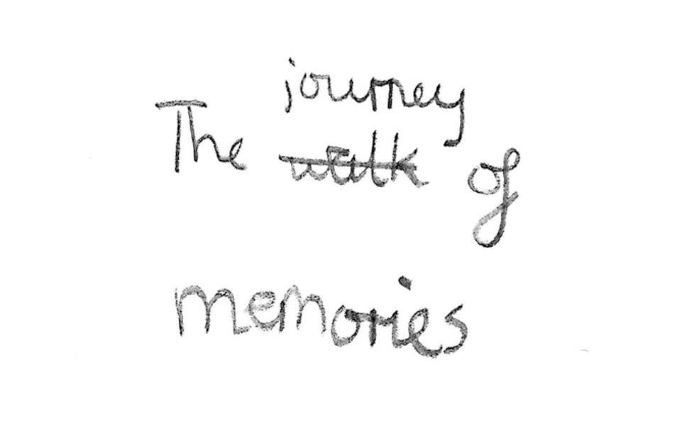 The journey of memories