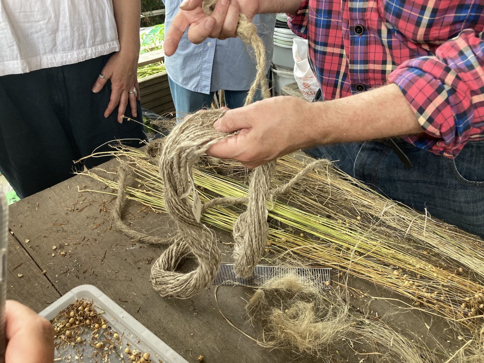 Ariadne’s Thread: Flax to Linen Demonstrations