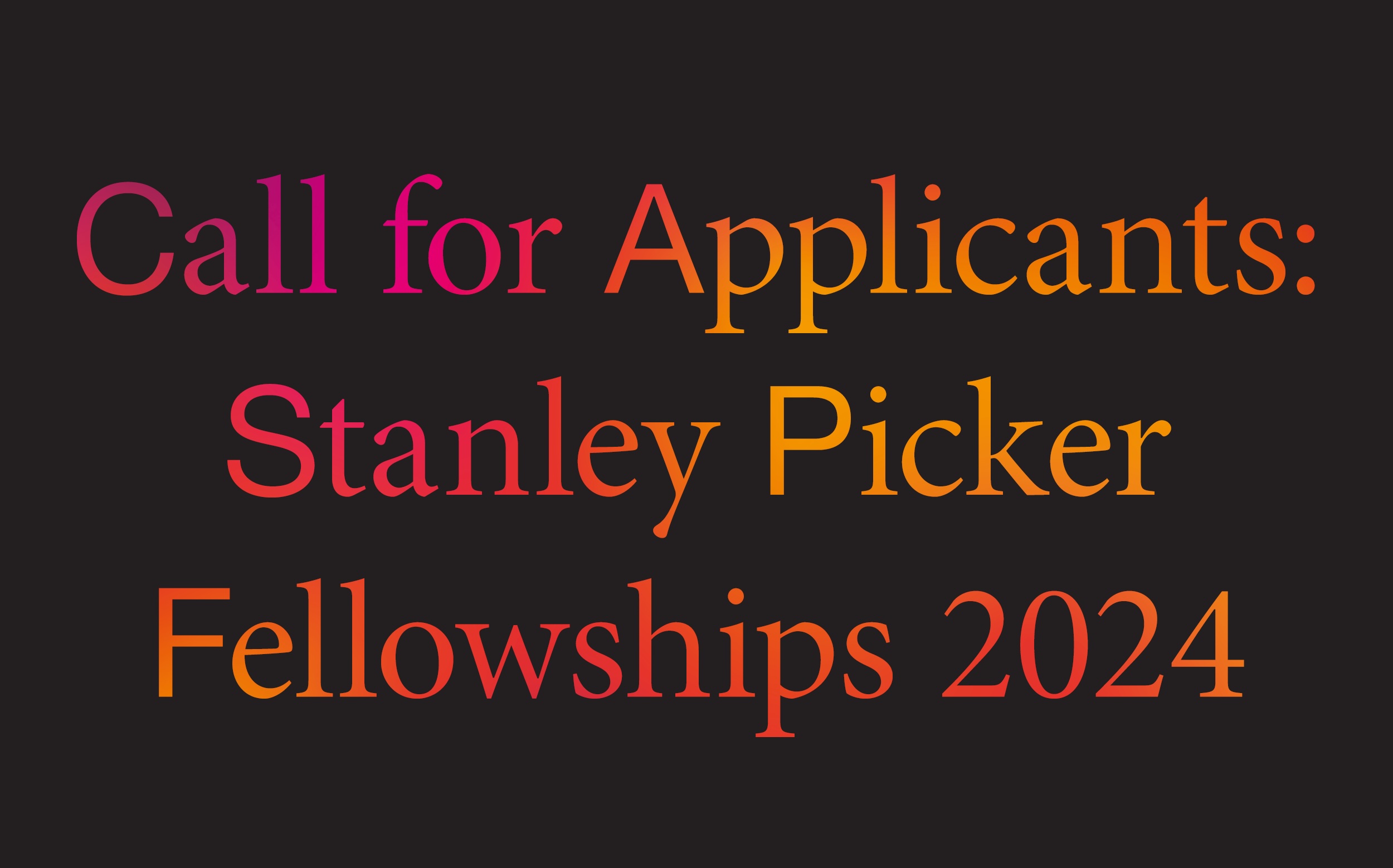 Stanley Picker Fellowships Pre-application Q&A